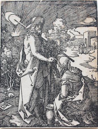 ALBRECHT DÜRER Two woodcuts from the Small Passion.